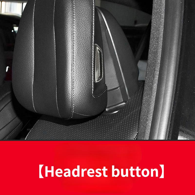 For Mercedes-Benz C-Class C200L C260L 2024 Interior Sticker Air Outlet Decoration Center Console Water Cup Holder Window Panel