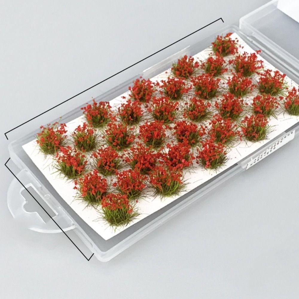 Simulation Small Grass Model Diy Building Static Tuft Toys Miniature Flower Cluster Sand Table