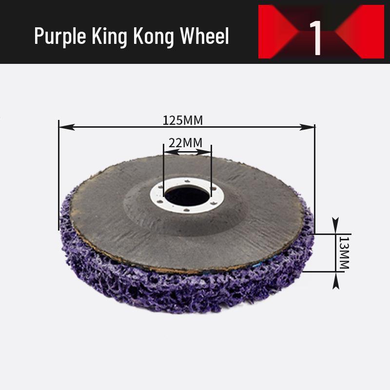Mansha Rui Black King Kong Grinding Disc for Metal, Rust & Paint Removal, Blue Orchid Purple