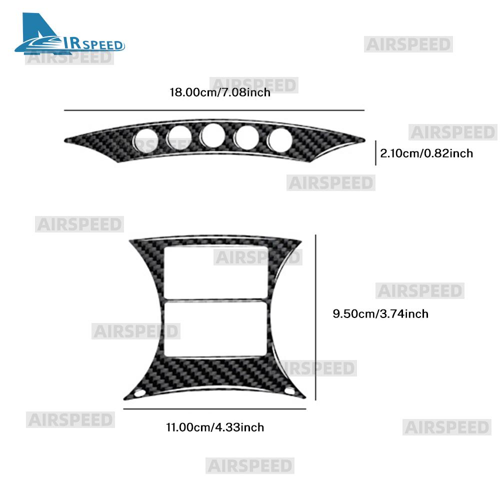 Real Soft Carbon Fiber Trim Sticker For Mercedes Benz R Class W251 2006 2007 2008 2009 2010 2011 2012 2013 2014-2017 Speedometer