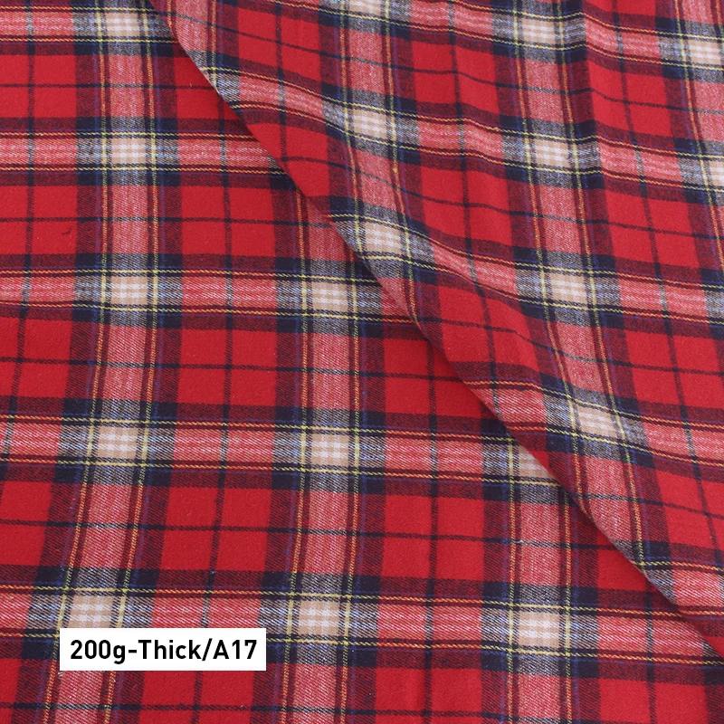 Scottish Checks Polyester Cotton Fabric Medium/Thick Classic Stylish Fabric for Sewing Clothes Skirts Dresses Tartan Designer