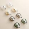 Light Luxury Suction Cup Hooks Heavy-Duty Removable Transparent Multi-Purpose Wall Bathroom Towel Door Sticky Hooks