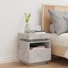 Vidaxl LED Nightstand, Concrete Grey, 40X39X48.5 Cm