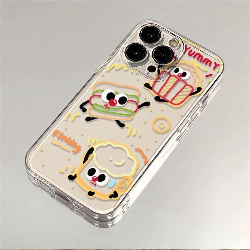 

Мягкий кремовый чехол для телефона Apple 11-16 Pro Max с дизайном картофеля фри для iPhone 6s/7/8/Play Apple 6 Plus/6s Plus