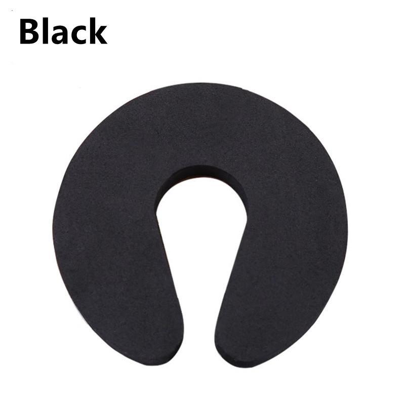 

Door Stoppers EVA Kids Protection C Shape Anti Pinch Door Stopper Baby Safety Protect Door Stop Soft Foam Door Clip 4pcs чорний