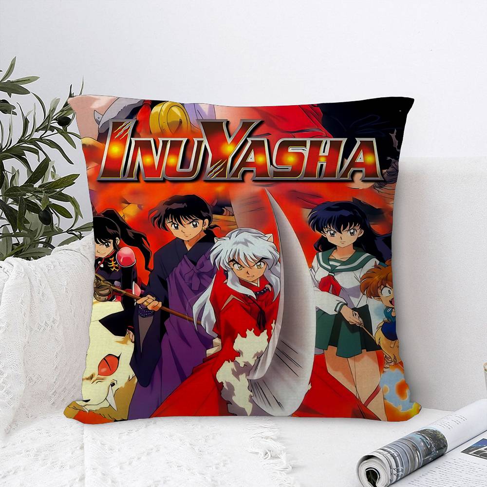 Japen Anime I-Inuyasha Maple Design Cushion Cover Happy Autumn Harvest Decor Holiday Decorati Pillow Cover