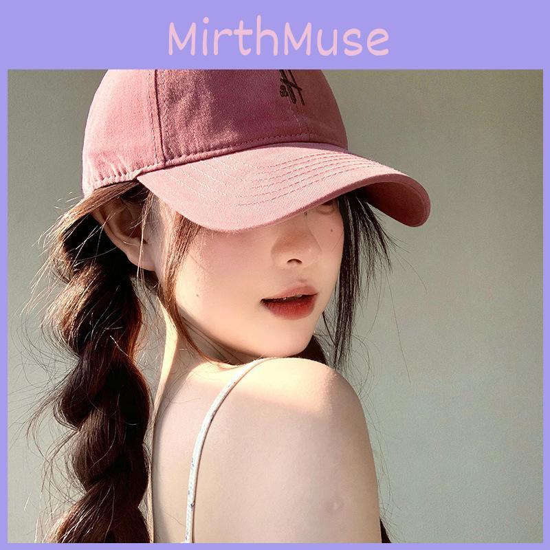 H Letter Baseball Cap For Women Cotton Wide Brim Hat Geometric Pattern Casual Use