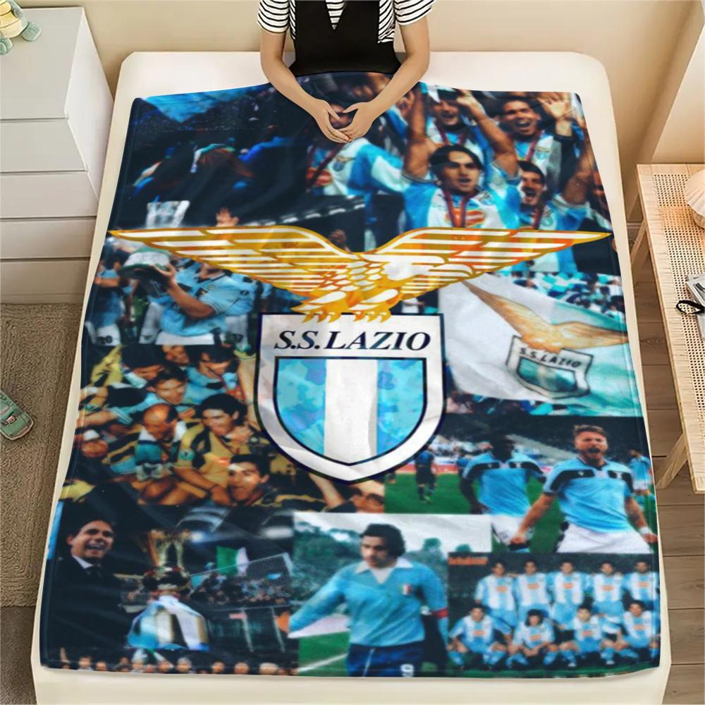 1PC Lazio Print Flannel Blanket, High Quality Comfortable for All Seasons, Home Decor, Warmth and Comfort, Perfect for Christmas Gifts