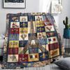 Paris Eiffel Tower Print Flannel Blanket, High Quality Comfortable for All Seasons, Home Decor, Warmth and Comfort, Perfect for Christmas Gifts91