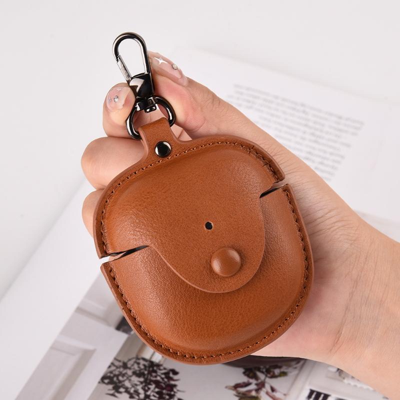 1Pcs Headphone Accessories Protective Box Leather Earphone Cases For Quietcomfort Earbuds 2 With Keychain Protective Cover