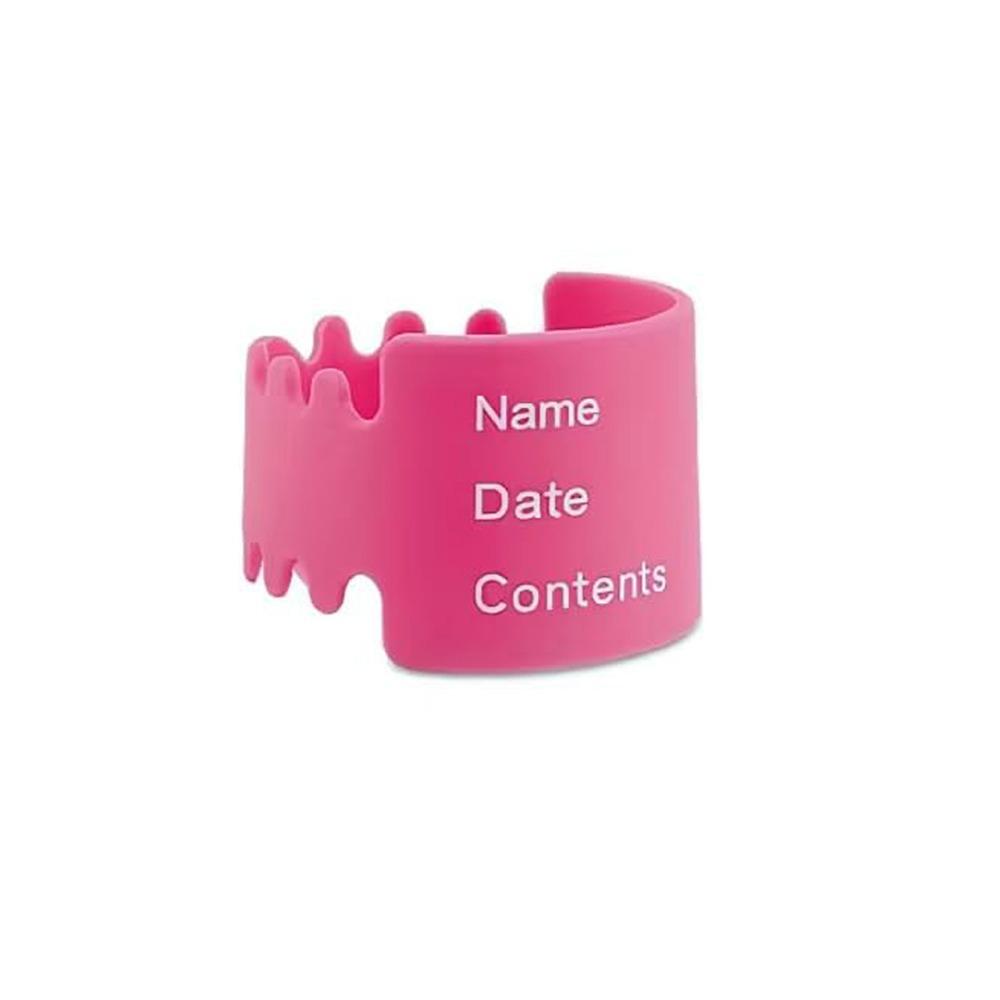 

Многоразовые этикетки для детских бутылочек, рукав для молочной чашки для детского сада, универсальные именные этикетки для записи имени/даты розы красного