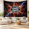 Arazzo da Parete Bayern Monaco, Appeso a Parete in Tessuto Morbido, Sfondo Decorativo per Camera da Letto Arte Murale per la Casa