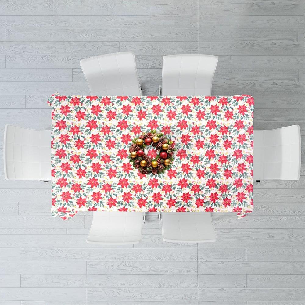 Obrus Świąteczny na Stół Wigilijny Ozdobny Dekoracyjny na Święta 220x150 cm
