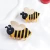 Yousheng Hair Claw Cartoon Bee Shape Back Head Hair Clip Anti-slip Teeth Strong Grip Shower Hair Clamp Versatile Use Hair Accessory