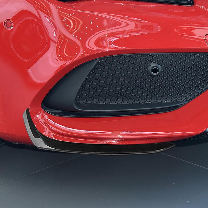 Car Styling Front Bumper Spoiler Lip Grille Slats Trim Strips For Mercedes Benz CLA C117 CLA200 220 2016- Exterior Stickers