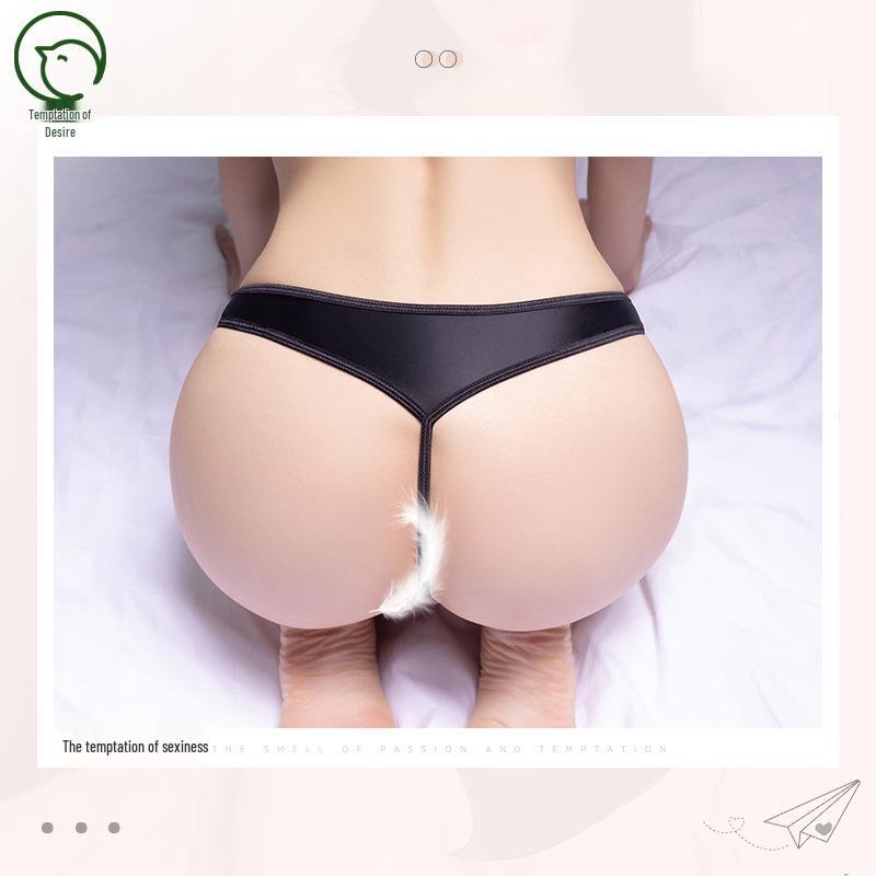 Skin-Friendly Silky Luster Low-Rise Thong: Sexy, Breathable, Super Hot Women's Triangle Panties