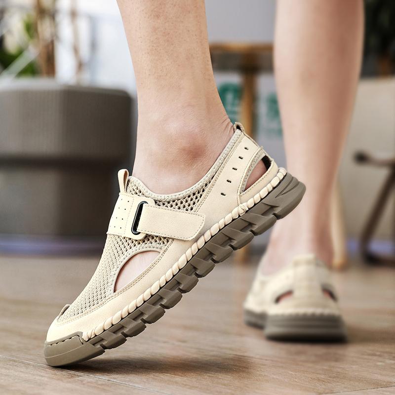 Zomer Heren Mesh Wandelschoenen Ademend Holle Outdoor Sneakers Klimschoenen Heren Sport Antislip Schoenen