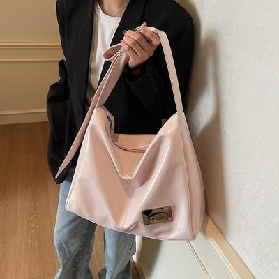 Urban Simplicity and Relaxation Tote Bag Women's New Trendy Large Capacity Morning Eight Commuter Bag Casual Messenger Bag
