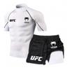 MMA Boxing Shorts Set Men Women - Stretchable Athletic Training Gear Muay Thai Kickboxing Wrestling Fitness