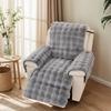 Plush Recliner Cover Comfortable Soft Plush Armchair Cover Washable Armchair Slipcover Protector Chair Couch Cover Winter Padded