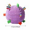 17cm Plush Dog Vocal Toy Ball Creative Cleaning Tooth Chew Toy Squeaky Dog Toy  Indoor Outdoor Use