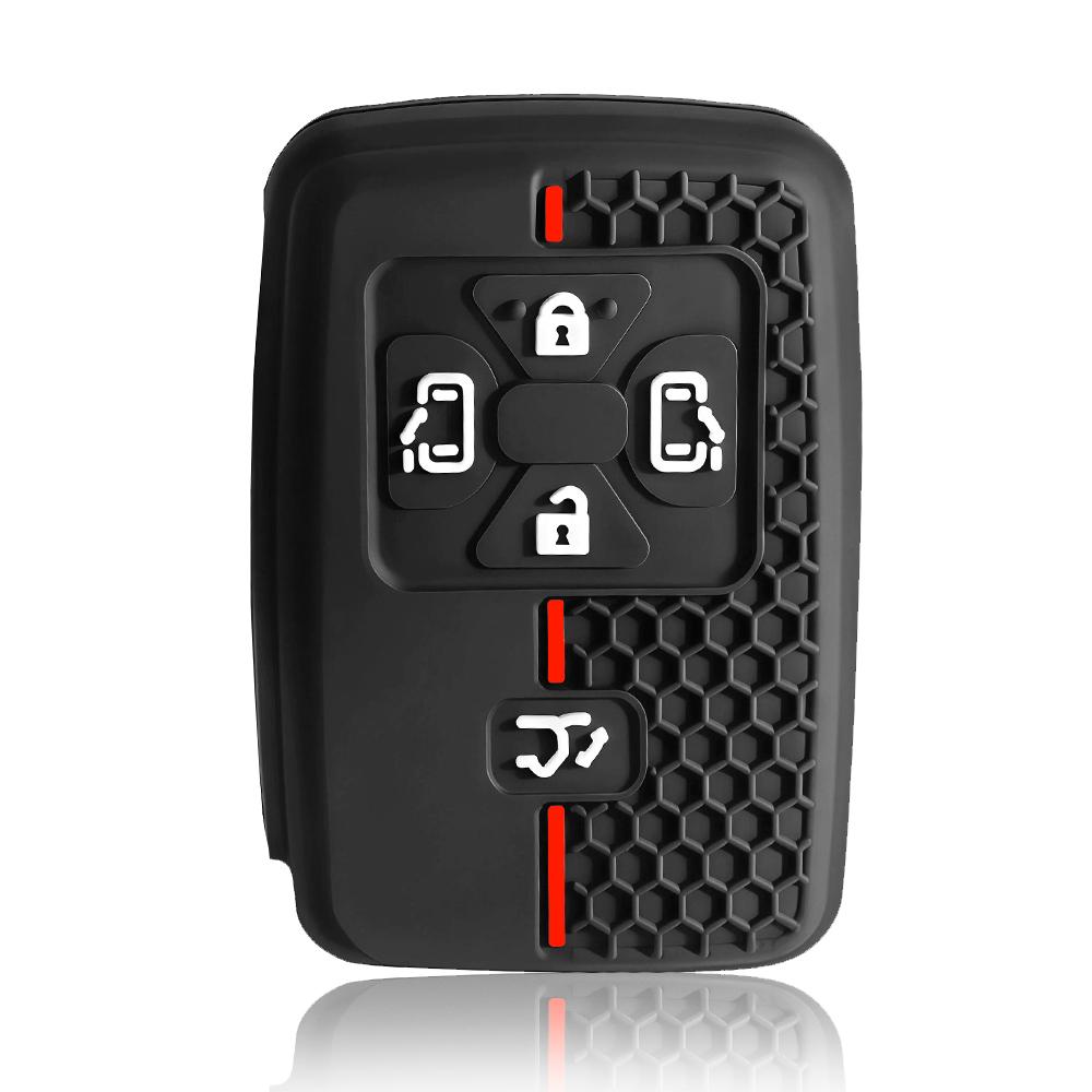 Silicone Car Key Case For Toyota Rav4 2008 Premio Auris Rukus Vanguard Estima Alphard Vellfire Cover Remote Fob Shell Key Holder