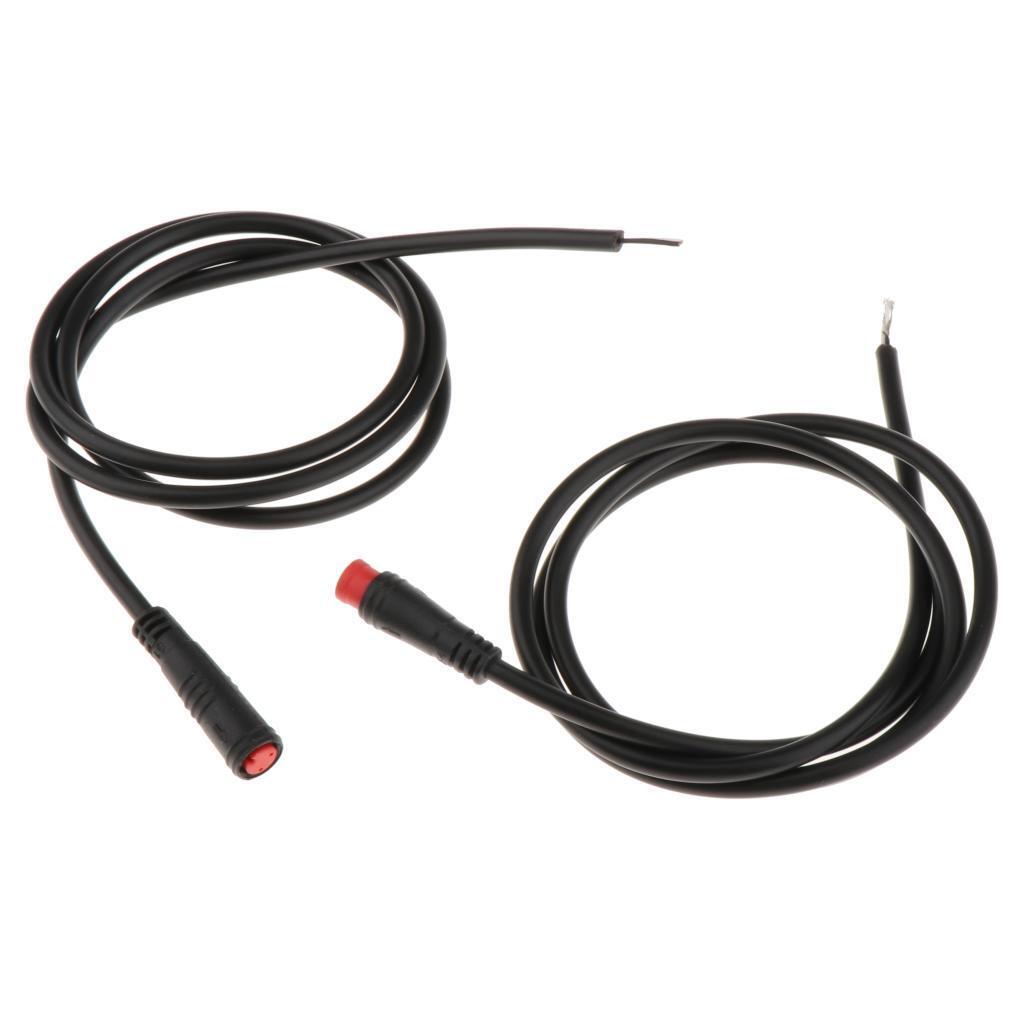 Electric Bike Extension Cable Wire Reliable and Durable 2Pin/3Pin/5Pin/6Pin Plug Connector