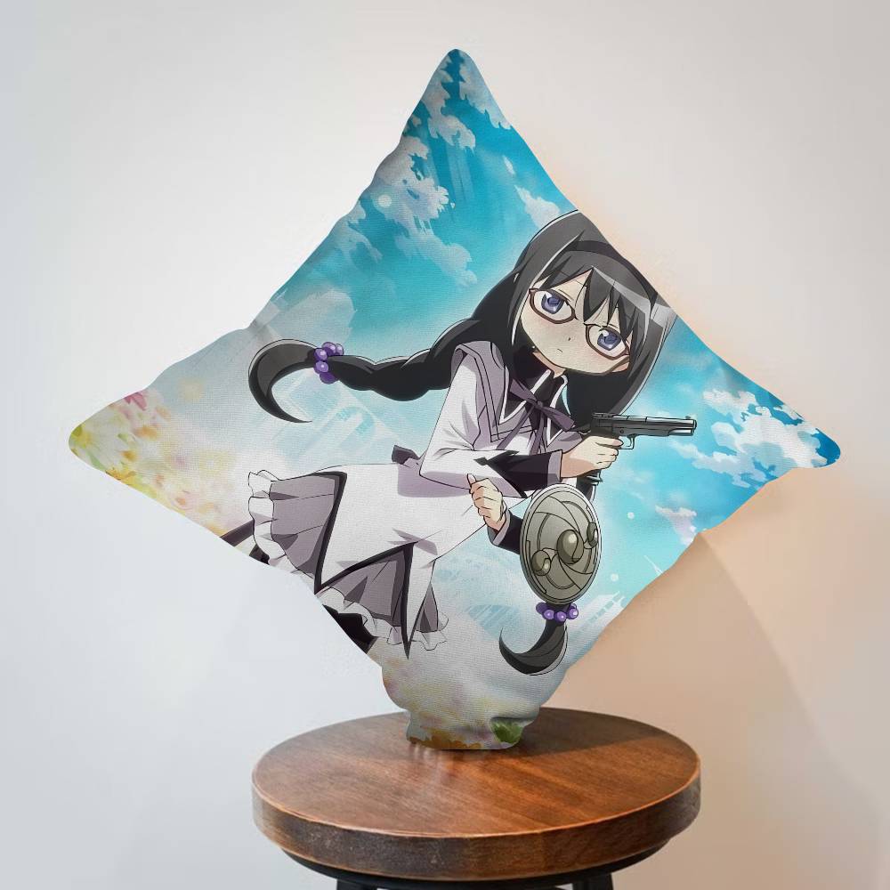 Cartoon Figure Akemi Homura Cushion Cover Decorative Pillow Sofa Home Decor case pillow cases