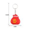 Dragon Year Lucky Charm Bag Car Key Chain Cartoon Dragon Year Cartoon Keyring  Kid Girl Boy