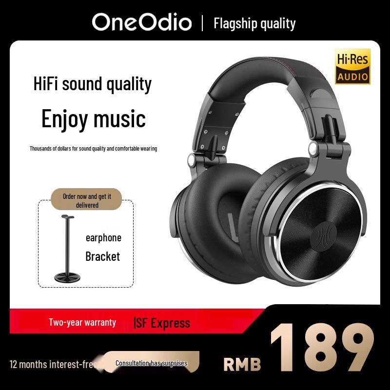 OneOdio Pro10 DJ Headphones: Hi-Fi Sound, Head-Mounted, Perfect for Music Monitoring, Electric Piano, and Sound Card Use.