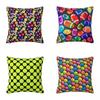 Colorful Ball Pillowcase American Football Fun  Bedroom Zipper Summer Cover