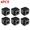 1/6/12Pcs Magnetic Cable Holder Self Adhesive Cord Clip Smooth Pulling Charging Cable Keeper Wire Clip for Car/Home/Office NEW