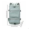 Gym Travel Bag Backpack Large Capacity Lightweight Daypack for School Black