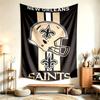 New Orleans Saints (5) Tapestry Suitable For Decorating Homes Dorms And Bedrooms Soft To The Touch And A Perfect Gift For Friends And Family
