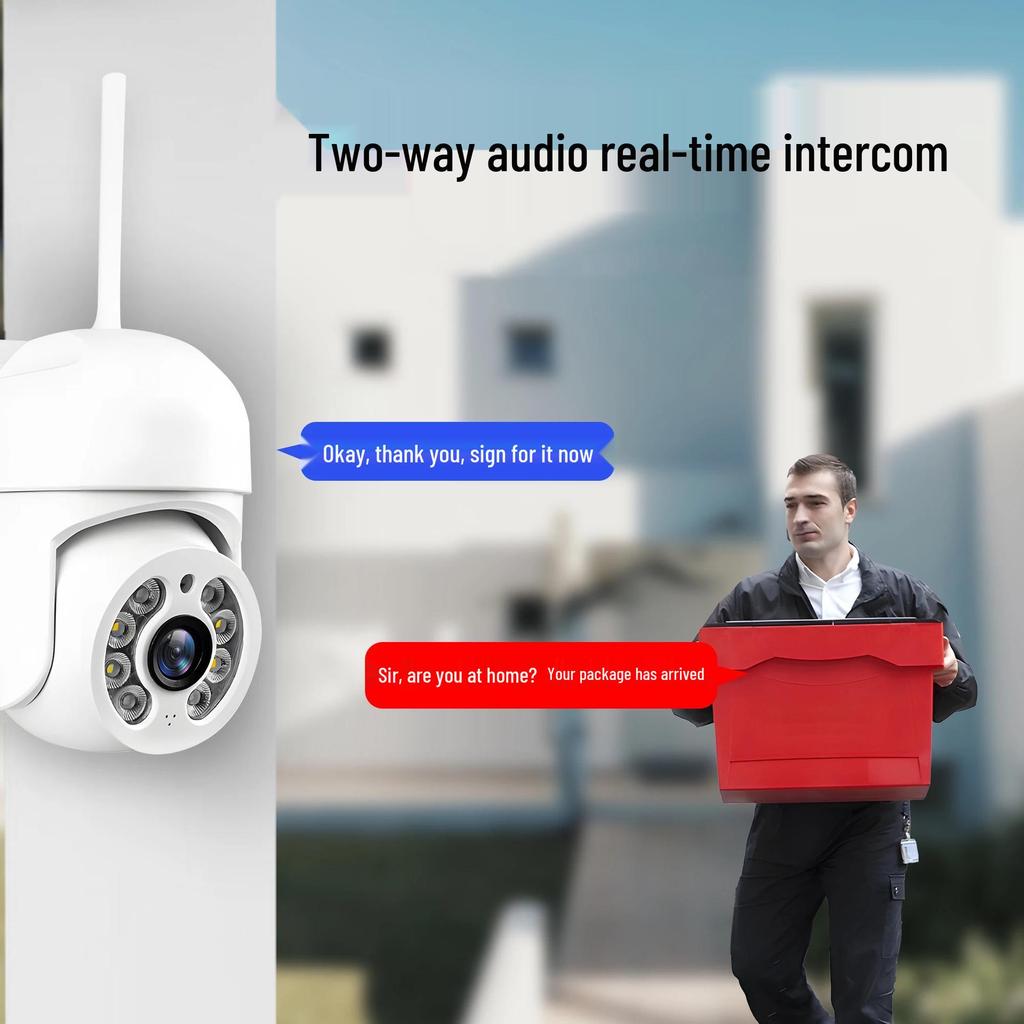 Smart Outdoor HD PTZ WiFi Security Camera