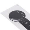 8pcs Black Car Interior Stickers Button Decals PVC Climate Switch Button Repair Stickers Car Inner Trim Stickers