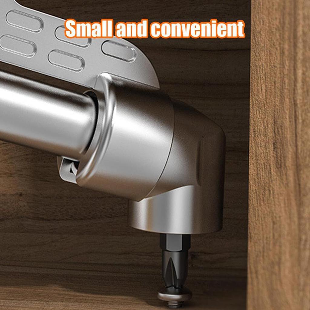 Right Angle Drill Adapter 105 Degree Socket Extension Attachment 1/4 Inch Screwdriver Bits For WarehouseGarageConstruction