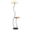 Handon Pleated Floor Lamp with 3-Color Dimmable Bulb