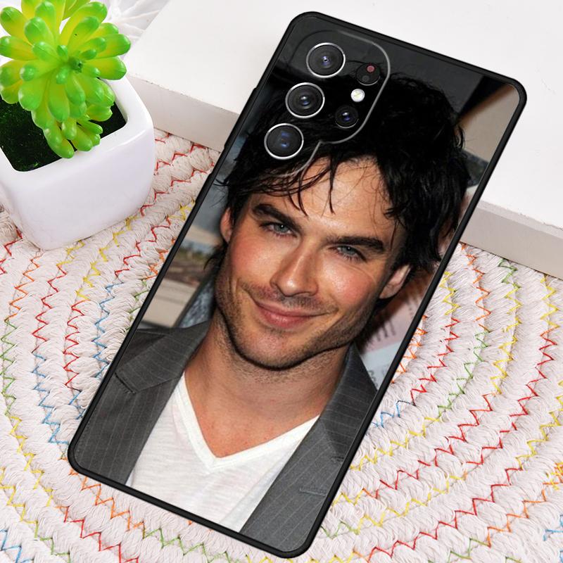 Handsome Ian Somerhalder Silicone Phone Case For Samsung Galaxy note 10 pro S26 S25 S24 S23 S22 S21 Plus S25Ultra Capa Cover