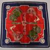 Winter Blue Red Silk Scarf Hijab Ladies Fashion Accessories Satin Square Scarves Foulard Spring Fall Head Scarves Shawls 90*90cm