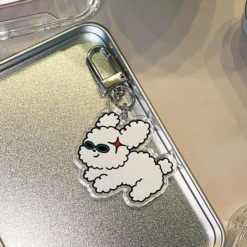 Прыгающий ветреный акриловый брелок