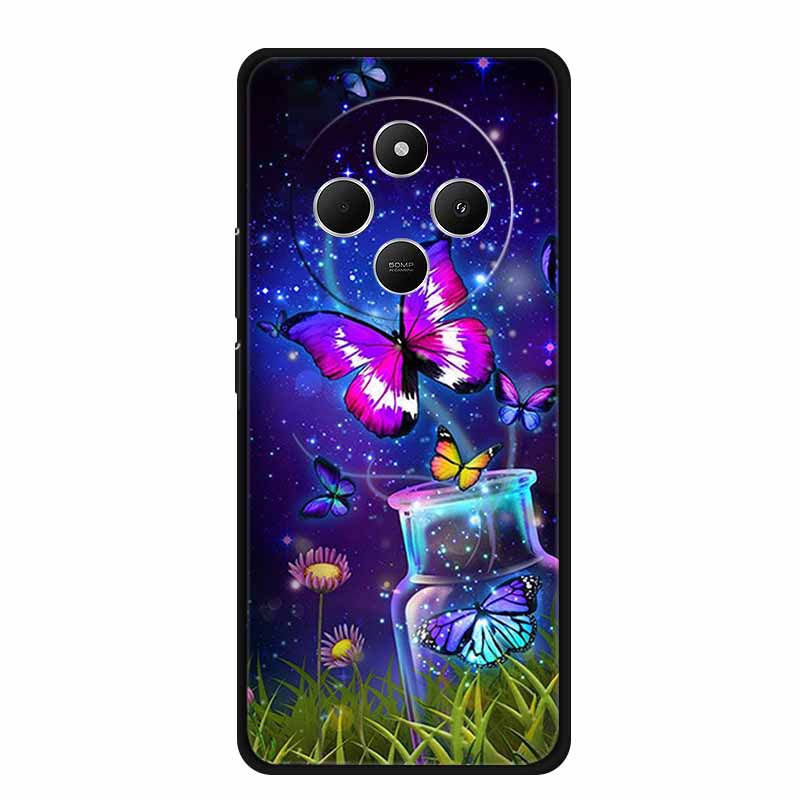 For Xiaomi Poco C75 Case PocoC75 Coque Black Silicone Soft Phone Case For Redmi 14C 14R A3 Pro Back Cover Case Redmi14C 14 C Bag