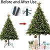 Metal Artificial Christmas Tree Height Extender Easy Installation Adjustable Christmas Tree Base Raiser with 3 Fixing Screws