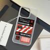 Personality tag For iPhone 16 15 14 11 12 13 Pro Max XS XR 8 7 Plus Transparent Case Cover 16E