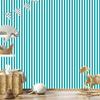 Wallpaper Stripes Turquoise, Center Turquoise for Living Room and Bedroom 50x1000
