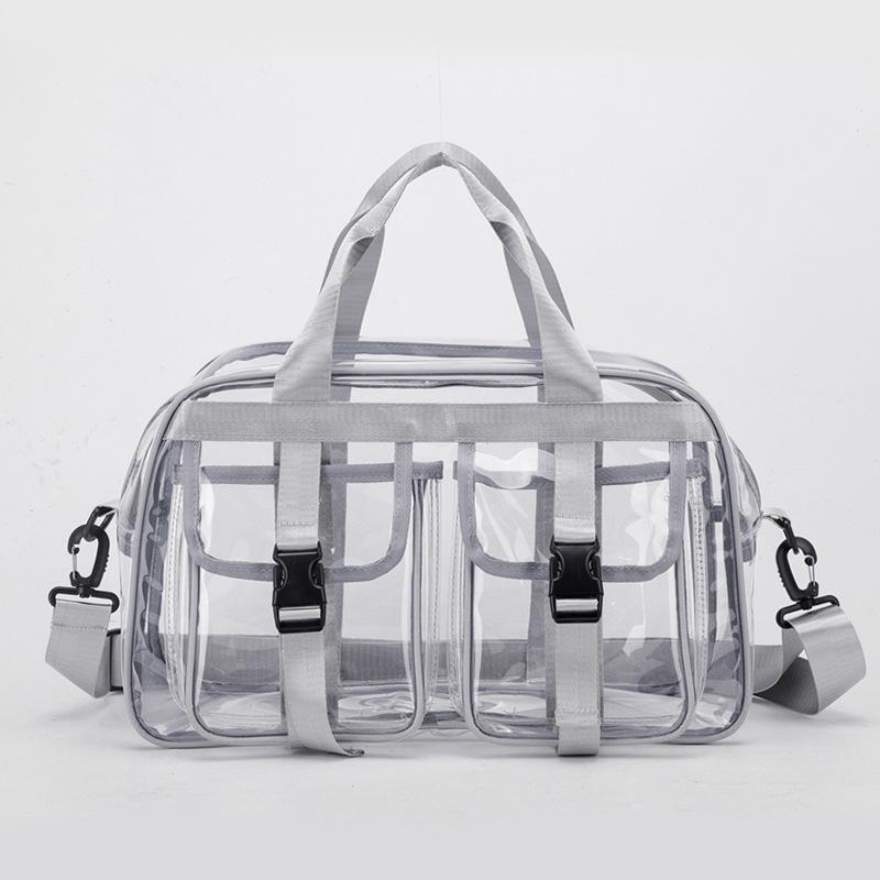 Women's 2025 Transparent PVC Backpack: Large Capacity, Waterproof Fashion Schoolbag