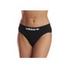 adidas Originals Full Coverage Elastic Comfortable Autumn Thin Antibacterial Triangle Underwear 2-Pack Women Underwear Black 4A4P67-908