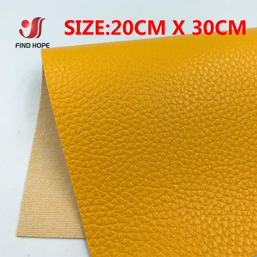 Lychee Pattern PU Leatherette Sewing Fabric Faux Leather Synthetic DIY Craft Brooch Bows Handmade Earring Making Doll Sheet