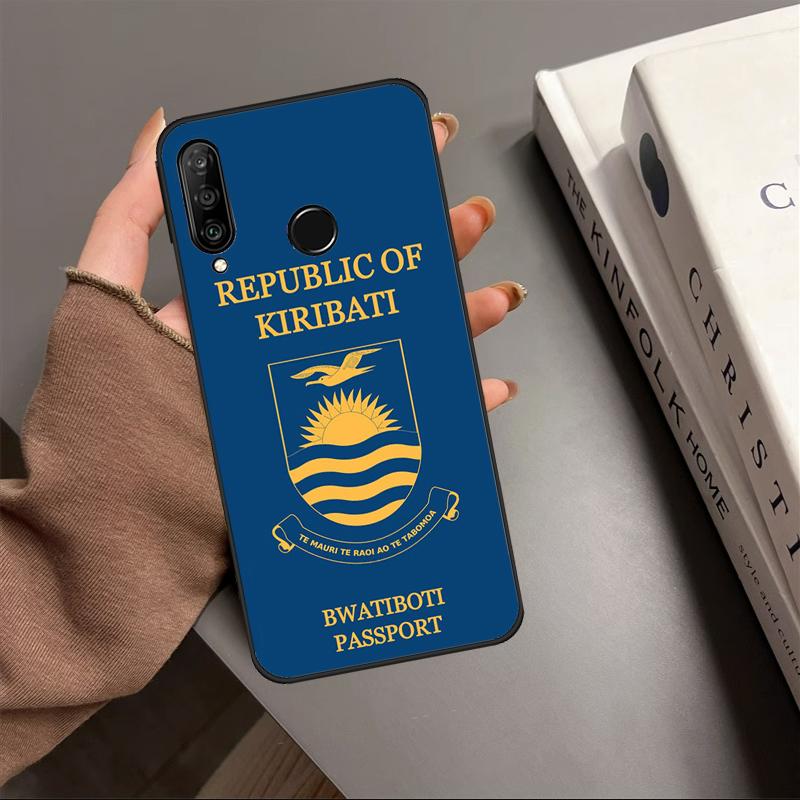

Kiribati Passport Flag Map For Huawei Nova 12s 12i 11i 8i 7i 9 10 SE Y90 Y60 Y70 Y72 Y61 Y91 P30 P40 Lite P60 Pro Case For Huawei Nova Y91