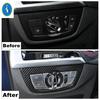 ABS Auto Window Lift / Head Light / Read Lamp / Dashboard Decor Frame Cover Trim Accessories Interior For BMW X3 G01 2018 - 2024